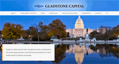 Desktop Screenshot of gladstonecapital.com